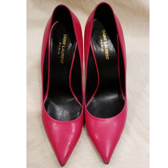 Saint Laurent Stiletto Pink Pumps Size 41